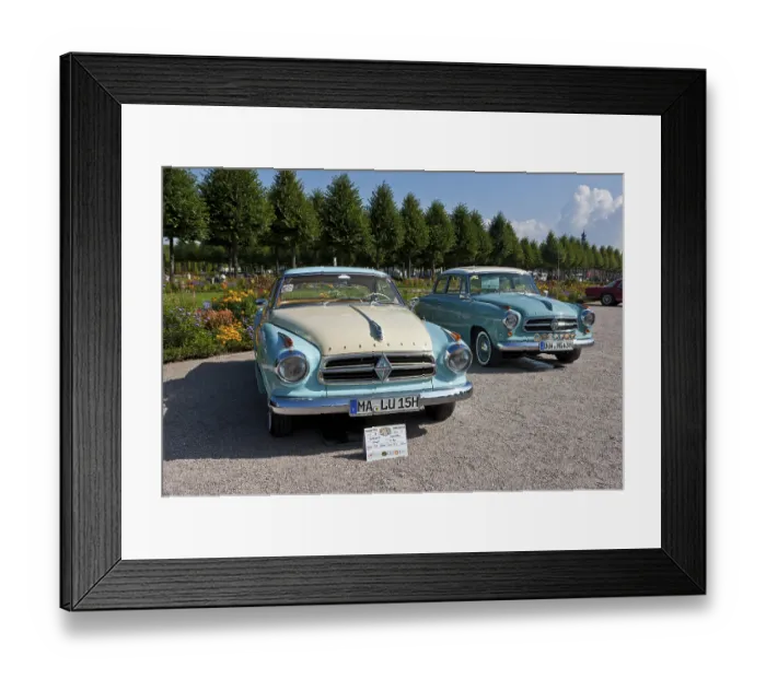 Framed Print : Borgward Isabella Coupe, built in 1960