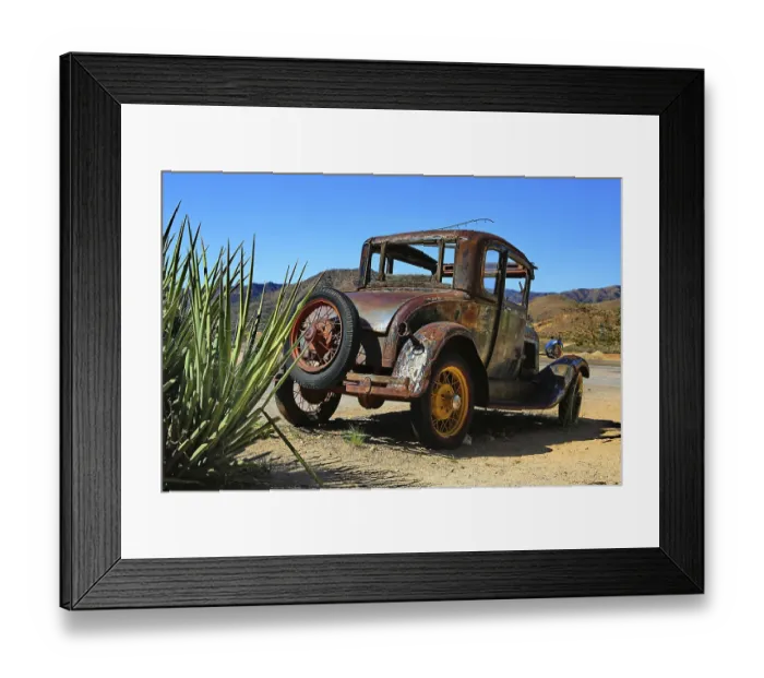 Framed Print : Vintage cars at the Hackberry General Store on historic Route 66 Framed Print : Vintage cars at the Hackberry General Store on historic Route 66