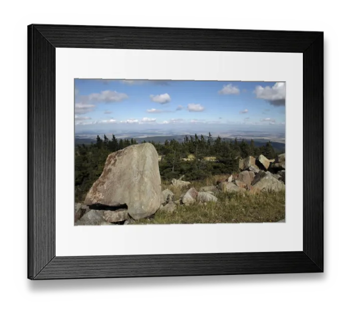 Framed Print : On the summit of the Brocken in the Harz Mountains Framed Print : On the summit of the Brocken in the Harz Mountains