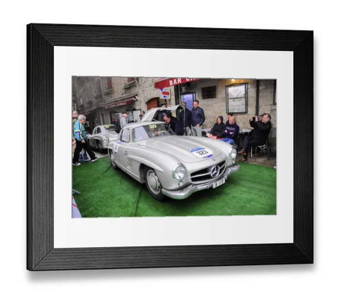 Framed Print : Mille Miglia 2016, time control Framed Print : Mille Miglia 2016, time control
