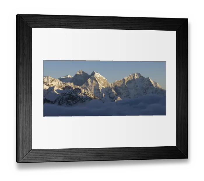 Framed Print : Kangtega and Thamserku, view from Kala Patthar