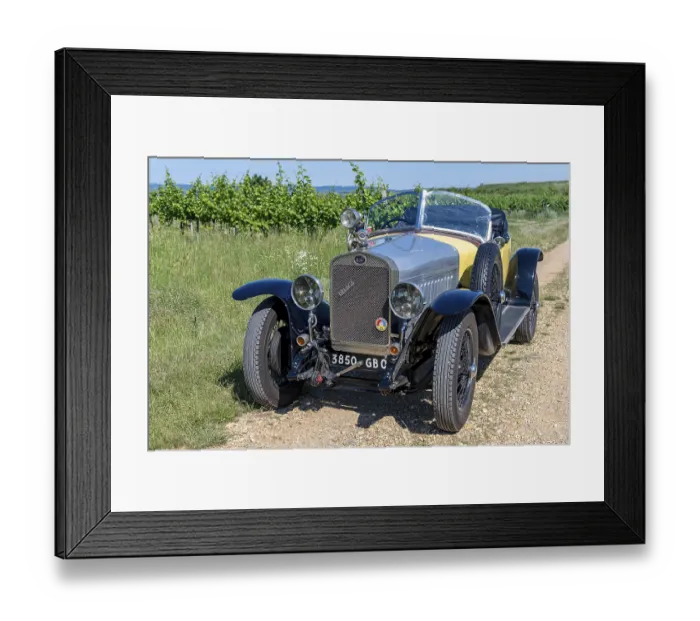 Framed Print : Oldtimer Delage DISS, Roadster