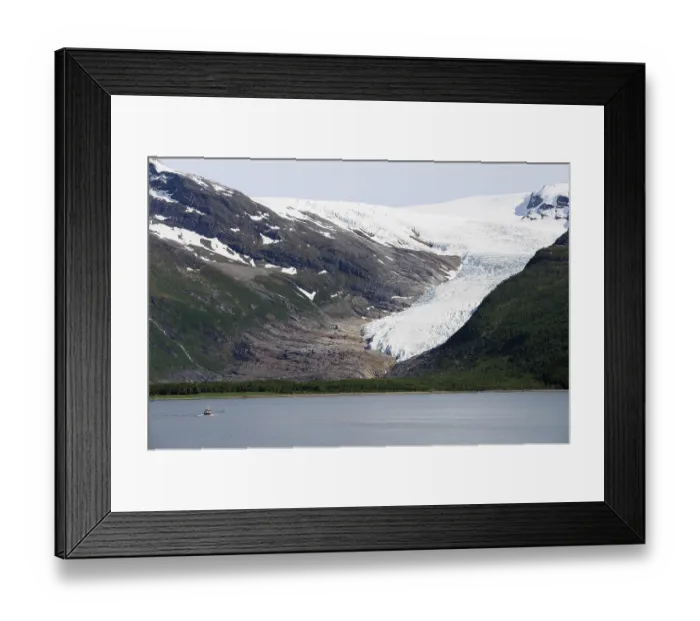 Framed Print : Glacier Tongue Engabreen, part of the Svartisen