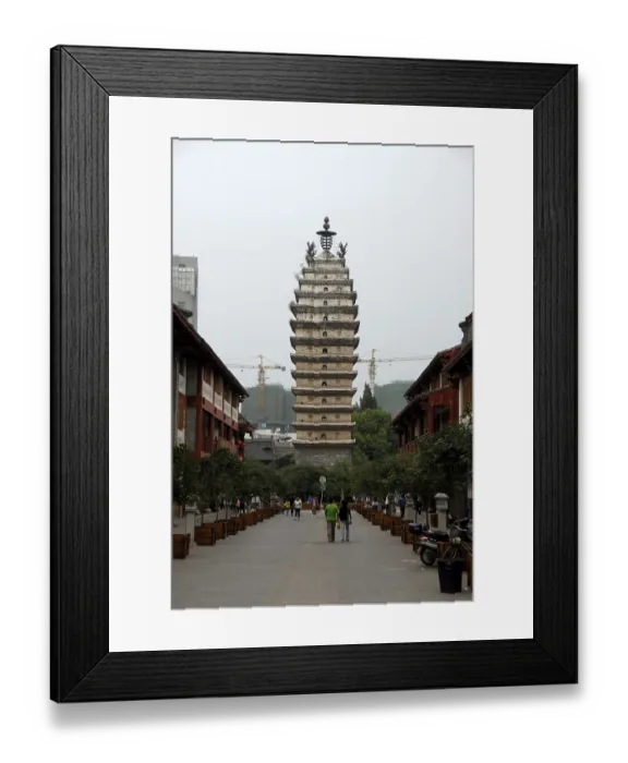Framed Print : Old Buddhist tower, East Pagoda in the old city Framed Print : Old Buddhist tower, East Pagoda in the old city