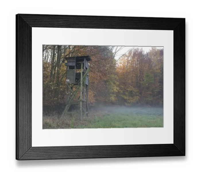 Framed Print : High seat, Kurler bush, Dortmund