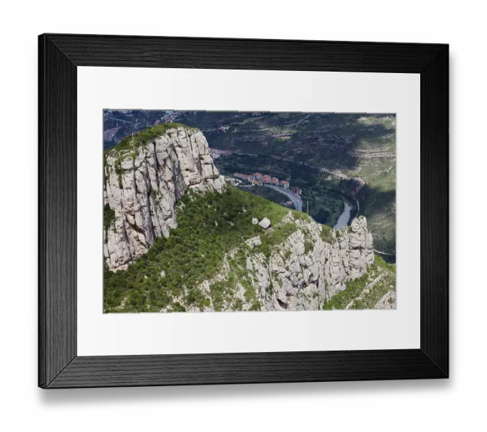 Framed Print : Montserrat mountain in Catalonia, Spain Framed Print : Montserrat mountain in Catalonia, Spain