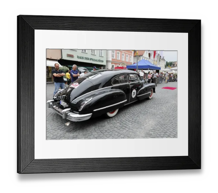 Framed Print : Cadillac Club Coupe Series 62, built in 1942
