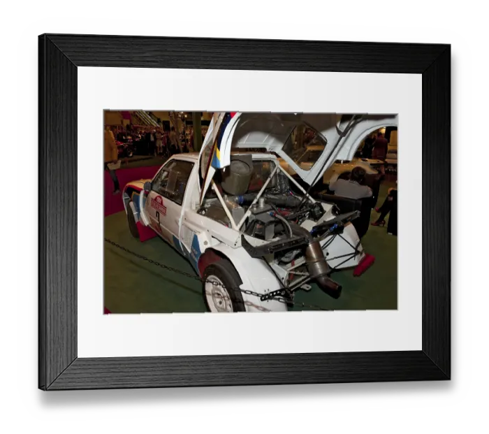 Framed Print : Rally Peugeot 205 T16, rally car