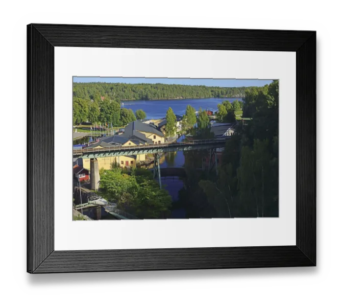 Framed Print : Dalsland Canal, near Haverud, Dalsland, Sweden2