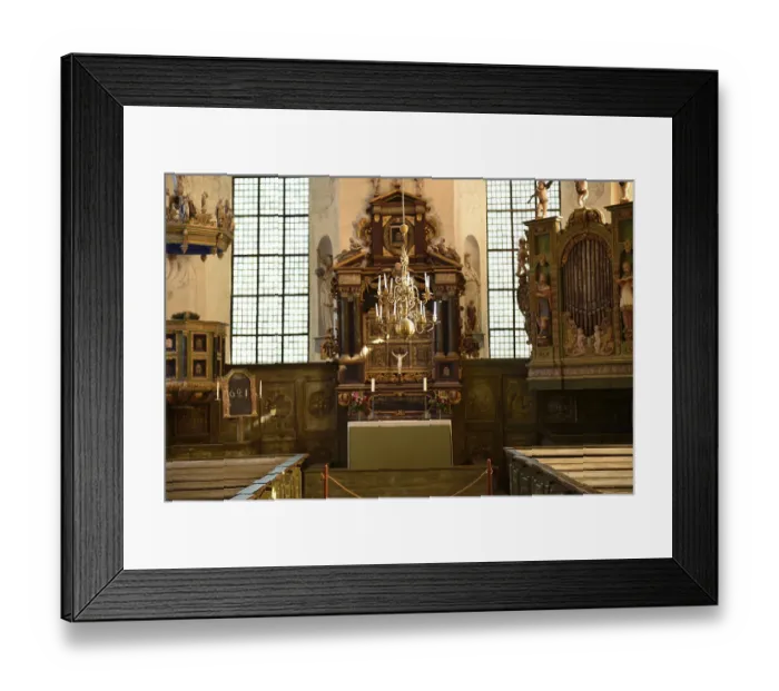Framed Print : Castle Church, Lacko Castle