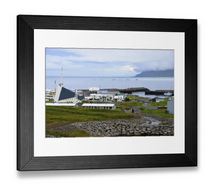 Framed Print : Olafsvik, Snafellsnes Peninsula