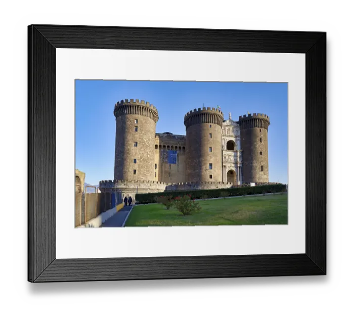 Framed Print : Naples, Campania, Italy. Castel Nuovo (New Castle)