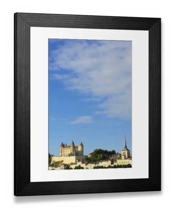 Framed Print : Saumur Castle, Chateau de Saumur, and St