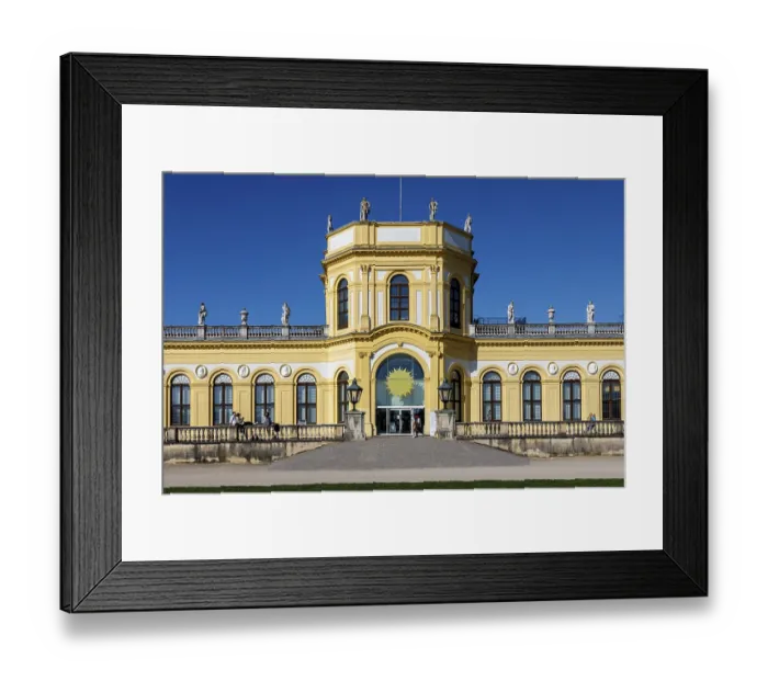 Framed Print : Orangery in the Karlsaue State Park in Kassel