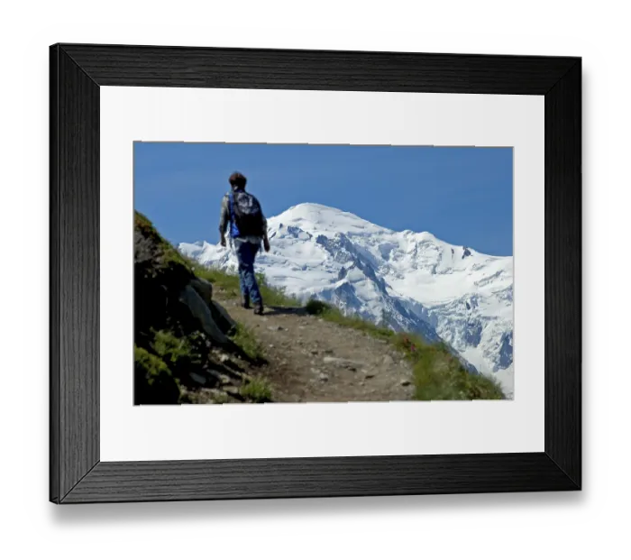 Framed Print : Ascent to the Prince Albert Refuge