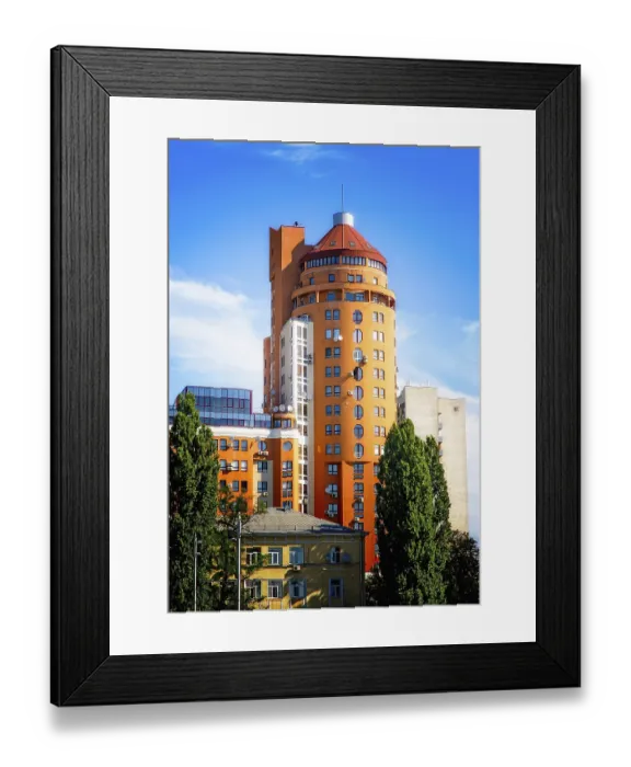 Framed Print : A high building in Kiev the capitol of Ukraine Framed Print : A high building in Kiev the capitol of Ukraine