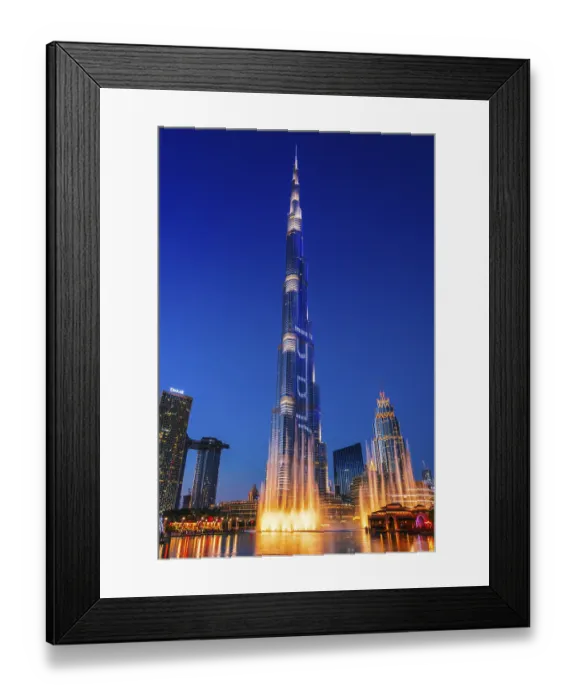Framed Print : DUBAI, UNITED ARAB EMIRATES - FEB 8