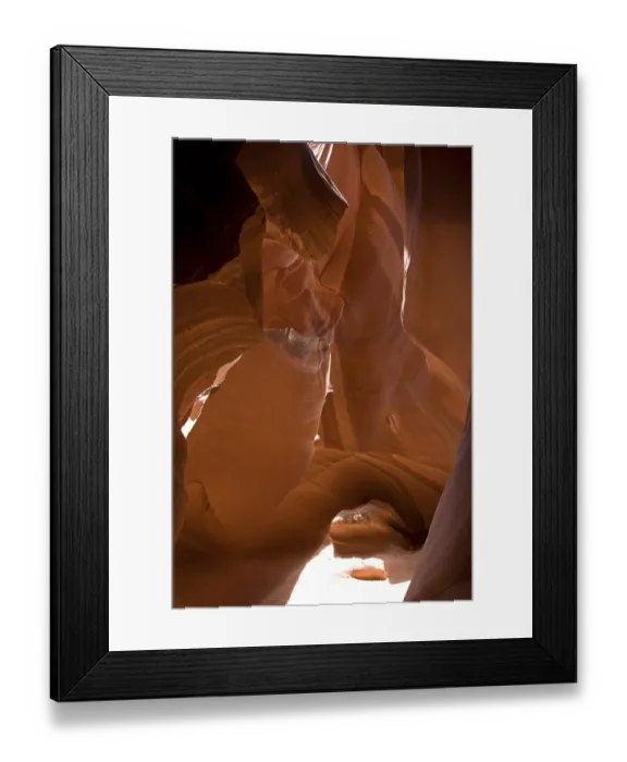 Framed Print : The Upper Antelope Canyon in Utah