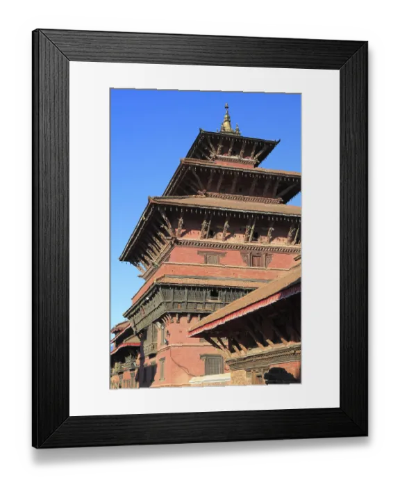 Framed Print : Patan Durbar Square. It is one of the three Durbar Squares in the Kathmandu Valley