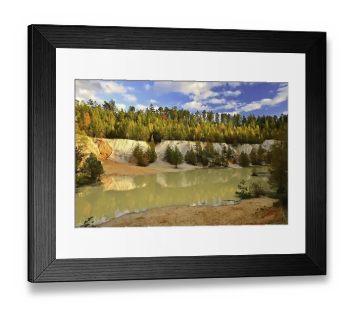 Framed Print : Beautiful colourful autumn landscape