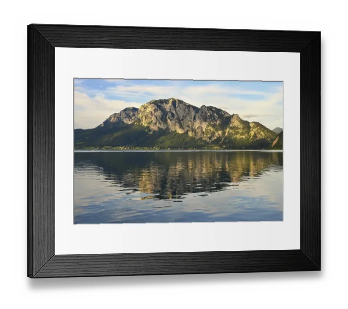 Framed Print : Attersee - a beautiful blue lake in Austria Framed Print : Attersee - a beautiful blue lake in Austria