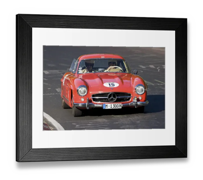 Framed Print : Mercedes 300 SL, year of construction 1958