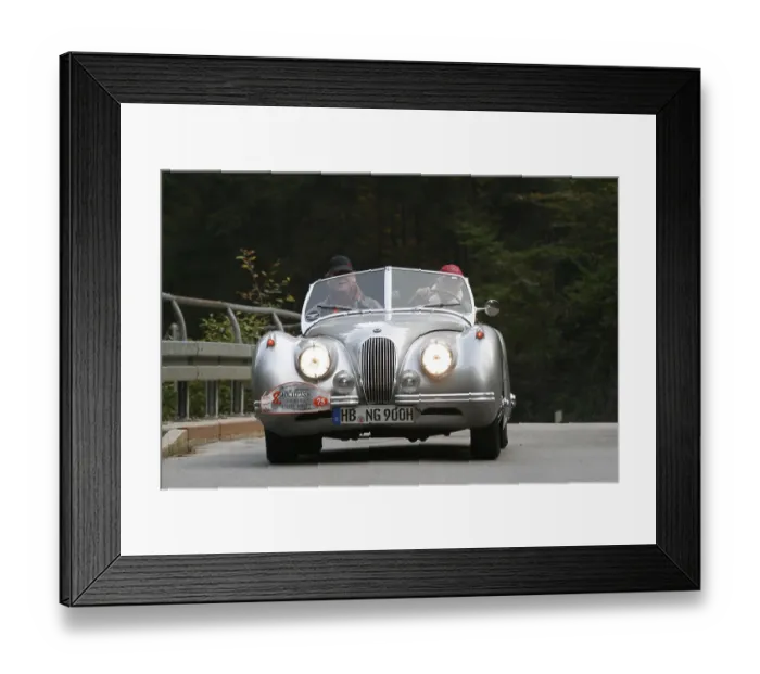 Framed Print : Jaguar XK 120 OTS, built 1952 Framed Print : Jaguar XK 120 OTS, built 1952
