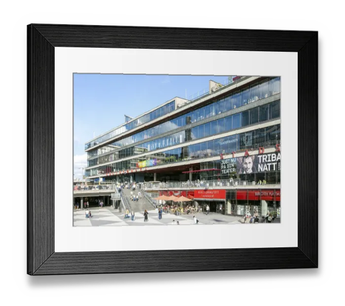 Framed Print : Kulturhuset Cultural Centre, Sergels Torg Framed Print : Kulturhuset Cultural Centre, Sergels Torg