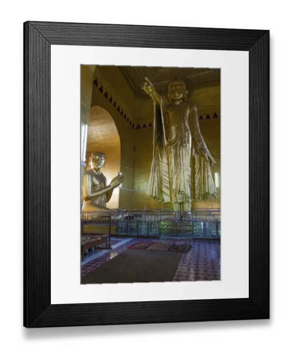 Framed Print : Shweyattaw Buddha, Mandalay Hill