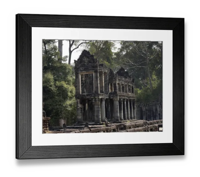 Framed Print : Preah Khan Temple, Siem Reap Province