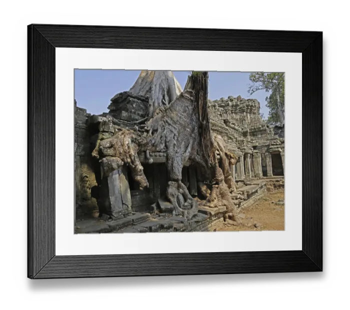 Framed Print : Preah Khan Temple, Siem Reap Province