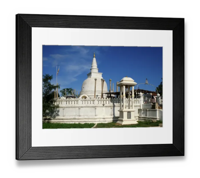 Framed Print : Thuparama Dagoba, Anuradhapura, Sri Lanka