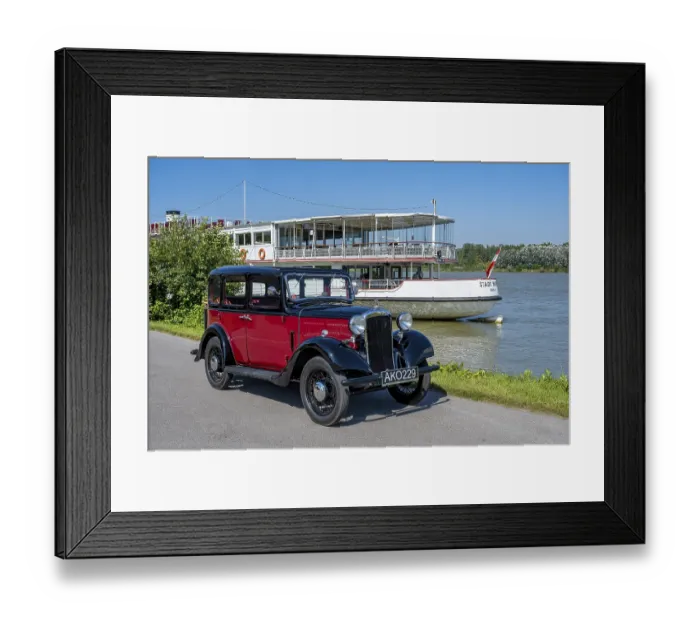 Framed Print : Vintage car Hillman Minx built 1933