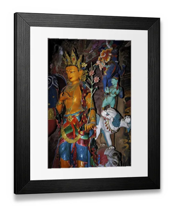 Framed Print : Clay statues, Palcho Monastery or Pelkor Chode Monastery or Shekar Gyantse