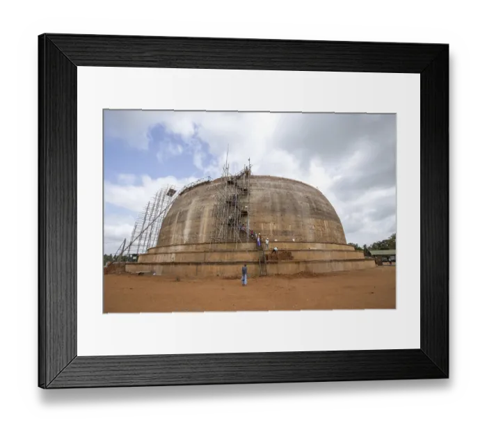 Framed Print : Anuradhapura, Sri Lanka, August 21