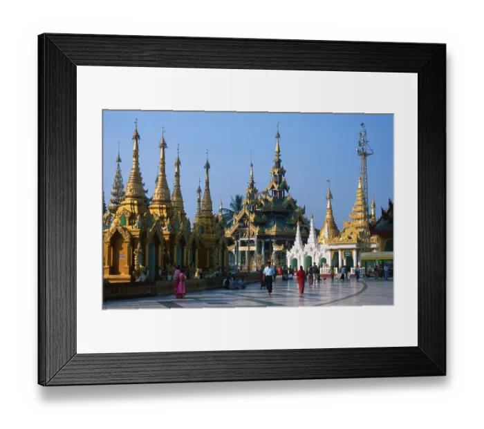Framed Print : Shwedagon Pagoda, Yangon, Myanmar Framed Print : Shwedagon Pagoda, Yangon, Myanmar