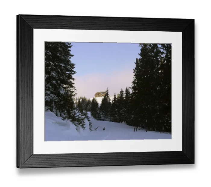 Framed Print : Winter landscape Framed Print : Winter landscape