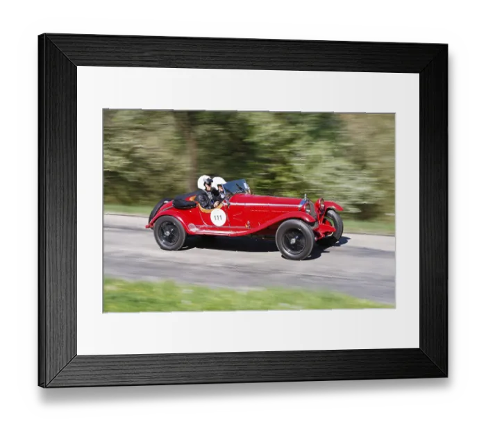 Framed Print : Alfa Romeo 6 C 1750 zag. rarity