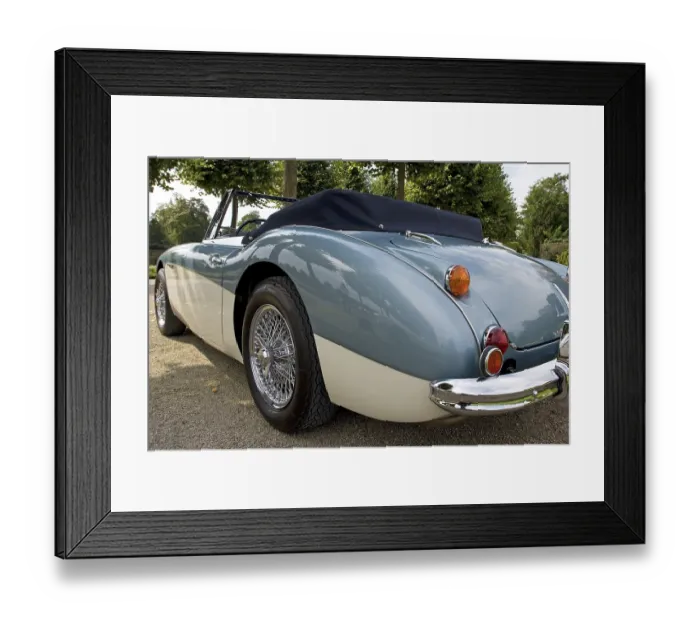 Framed Print : Austin Healey 3000 MK III, built 1967