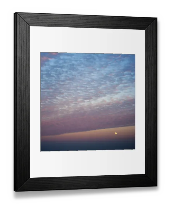 Framed Print : Moonrise