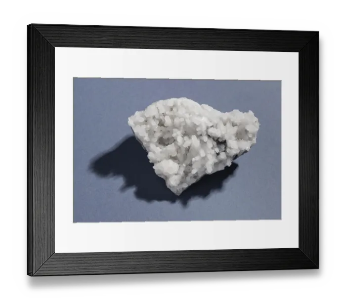 Framed Print : Close up white tone with shadow