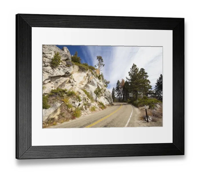 Framed Print : Generals Hwy thru Sequoia National Park in California Framed Print : Generals Hwy thru Sequoia National Park in California