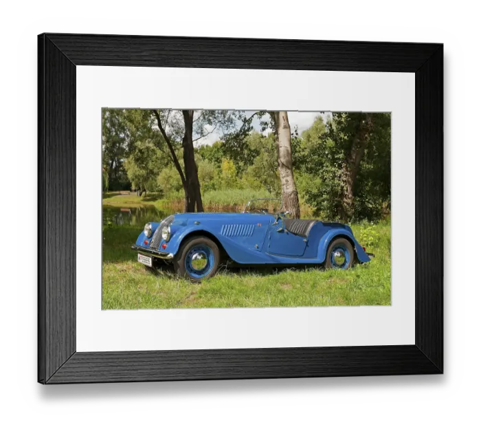 Framed Print : Morgan Plus 4, built in 1956