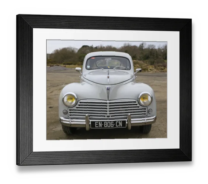 Framed Print : Peugeot 203, classic car meeting Framed Print : Peugeot 203, classic car meeting