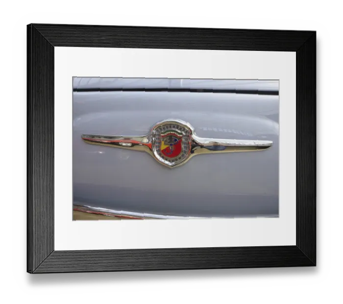 Framed Print : Car Emblem Abarth, Italian Tuner Autotunter Framed Print : Car Emblem Abarth, Italian Tuner Autotunter