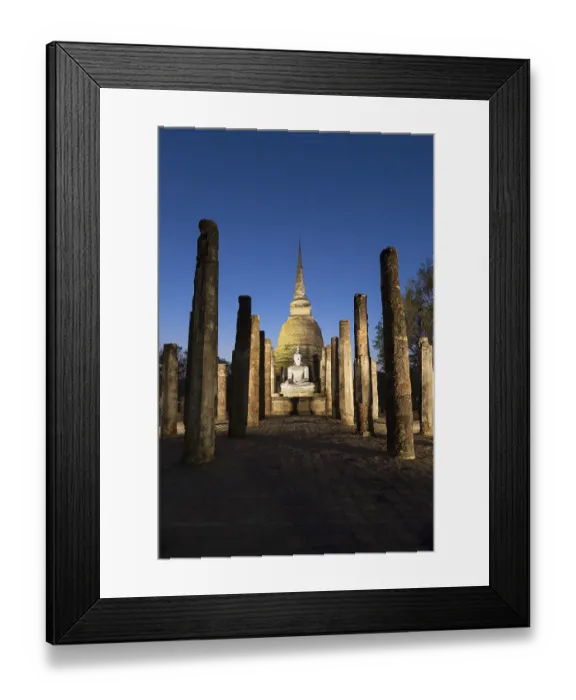 Framed Print : Wat Sa Sri at dusk, Sukhothai historical park Framed Print : Wat Sa Sri at dusk, Sukhothai historical park