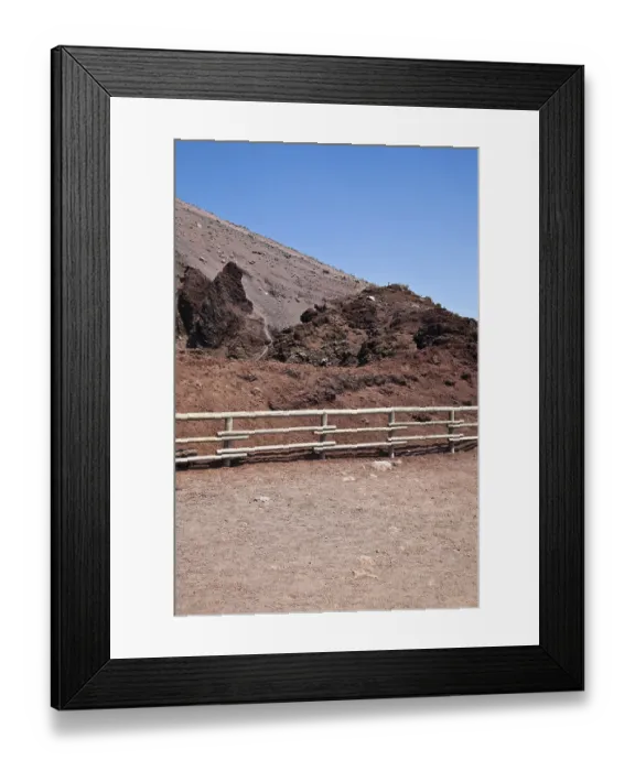Framed Print : Detail of the Vesuvius crater, Naples, Italy Framed Print : Detail of the Vesuvius crater, Naples, Italy