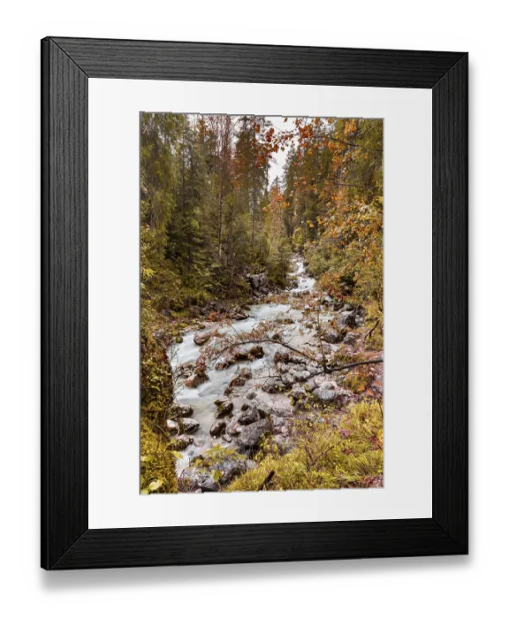 Framed Print : Autumn in the Magic Forest near Ramsau in Berchtesgadener Land Framed Print : Autumn in the Magic Forest near Ramsau in Berchtesgadener Land