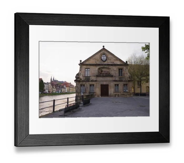 Framed Print : The old abattoir on the Regnitz River Framed Print : The old abattoir on the Regnitz River
