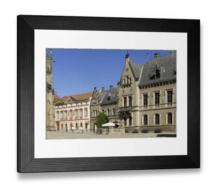 Framed Print : Historic houses of Prague Castle Framed Print : Historic houses of Prague Castle